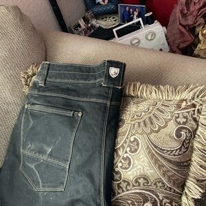 Kuhl Dark Green Pants with Shield Logo